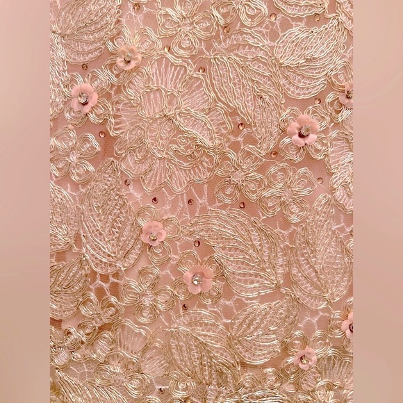 Clarisse bateau mermaid gold sequin size 4 evening gown - Picture 12 of 17